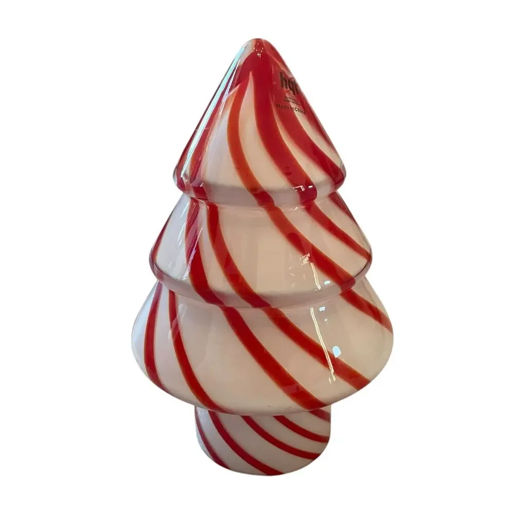 Hand Blown Art Glass CHRISTMAS Tree 10